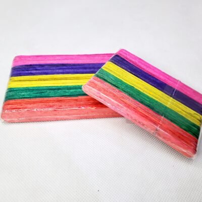 MULTICOLORED WOODEN ICECREAM STICKS