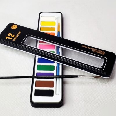 12-Color Watercolor Paint