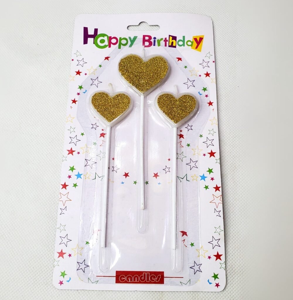 Heart Shape Birthday Candles