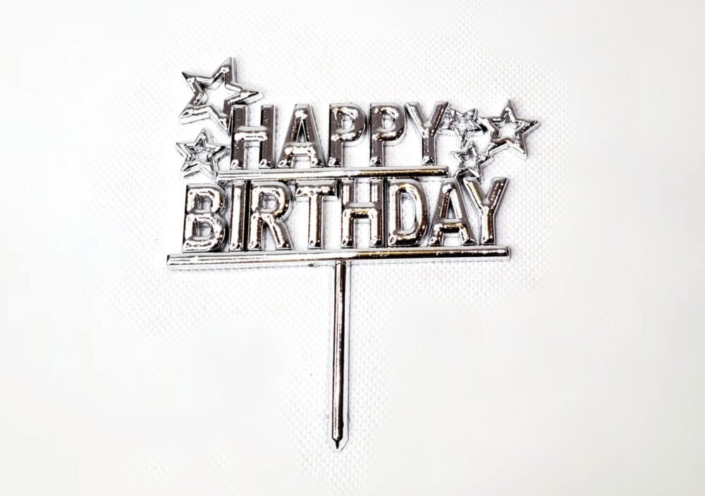 HAPPY BIRTHDAY CAKE TOPPER