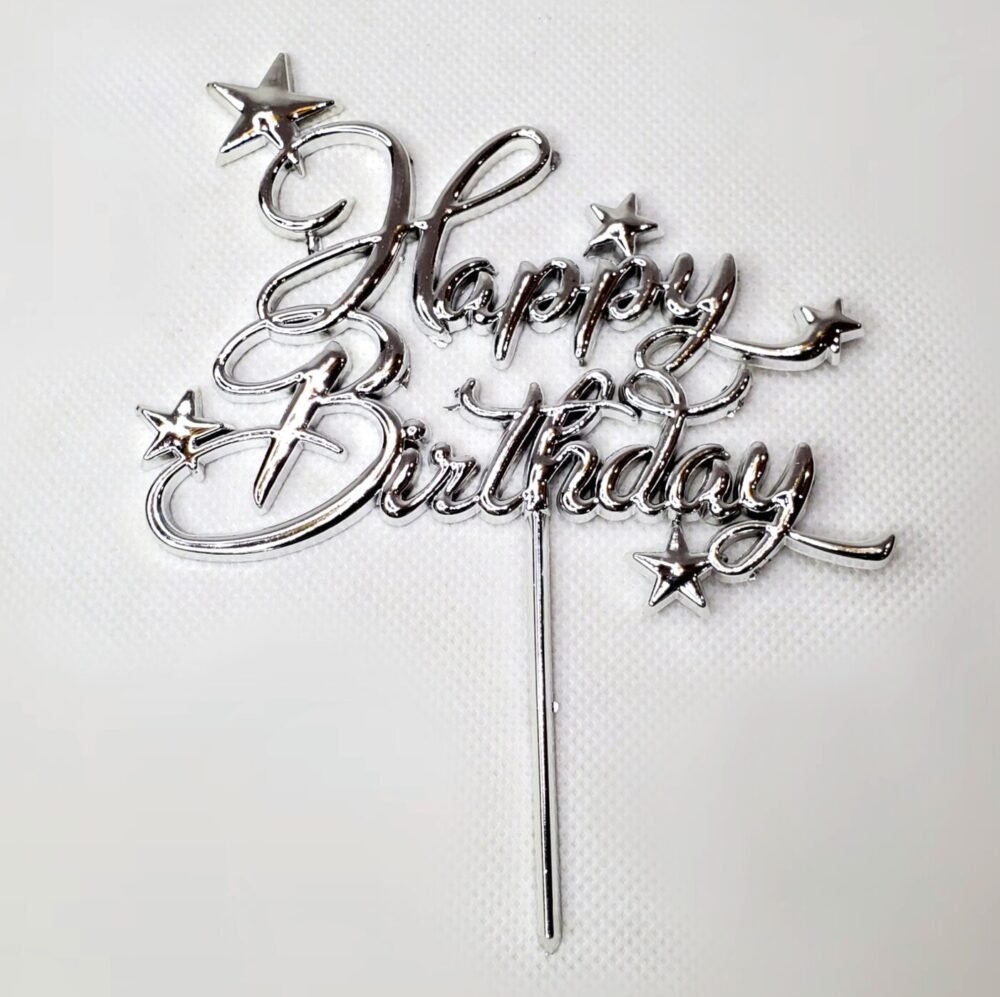 3D HAPPY BIRTHDAY CAKE TOPPER