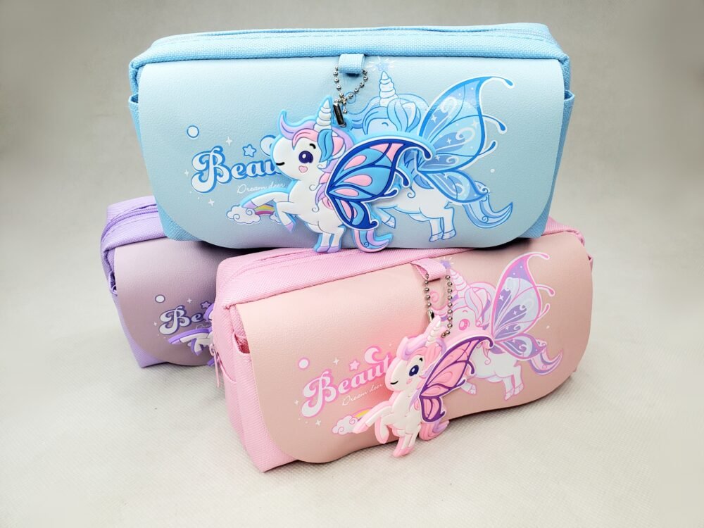 Buy Unicorn Double Zipper Pouch with Flap Online at Pakistan