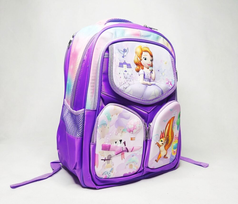 3D EMBOSSED SOFIA CHARACTER BACKPACK