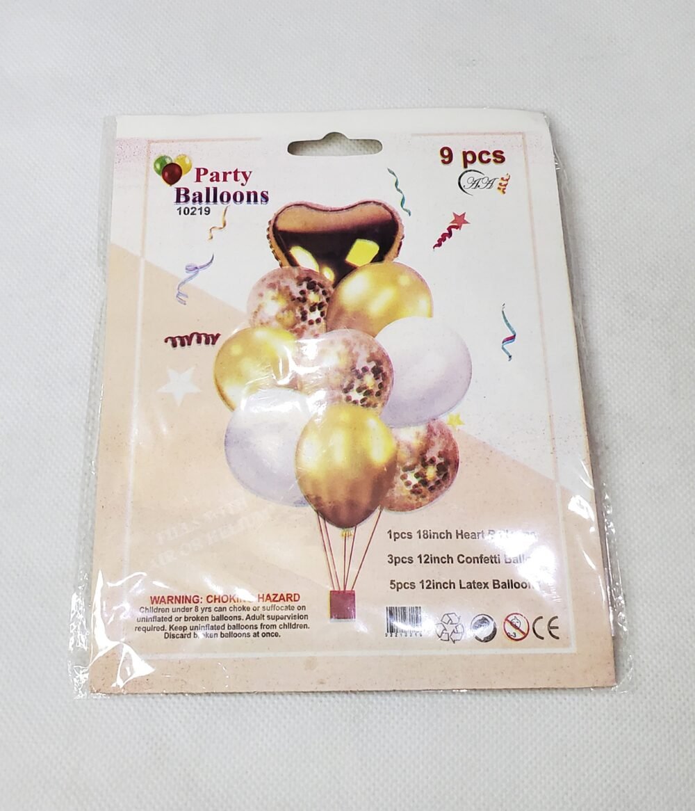 Buy 9Pcs Party Balloons Set Online at Best Price in Pakistan