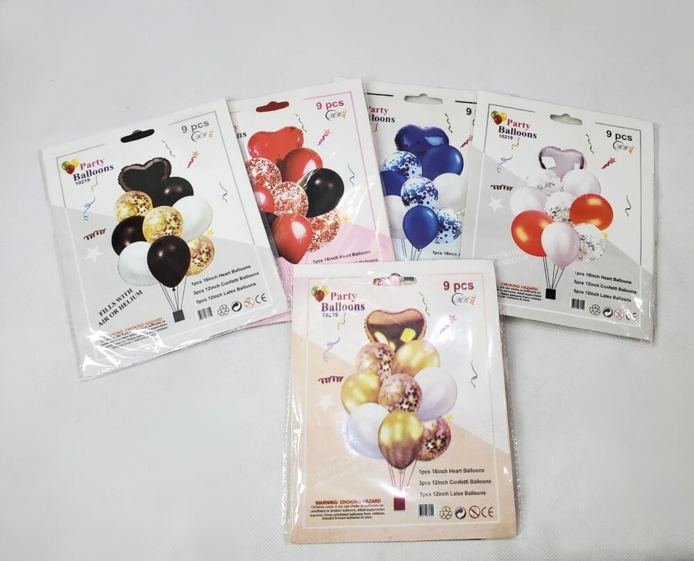 Buy 9Pcs Party Balloons Set Online at Best Price in Pakistan